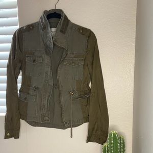 Military green jacket